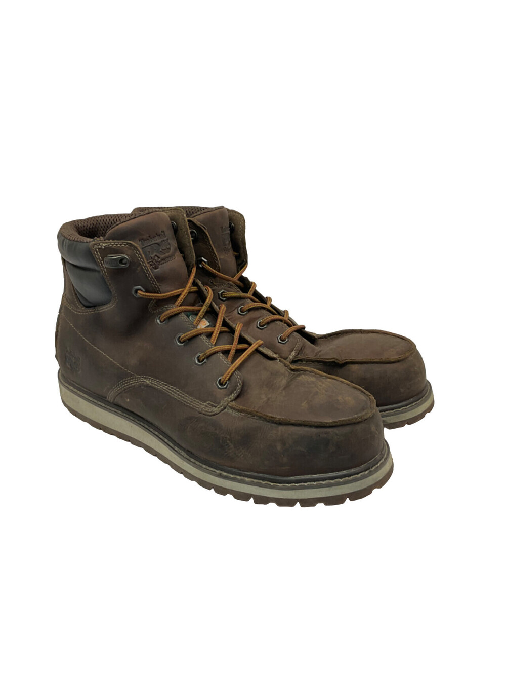 Timberland PRO Men's 6" Irvine ATCP Waterproof Wedge Boots A5NFT Brown Size 13W